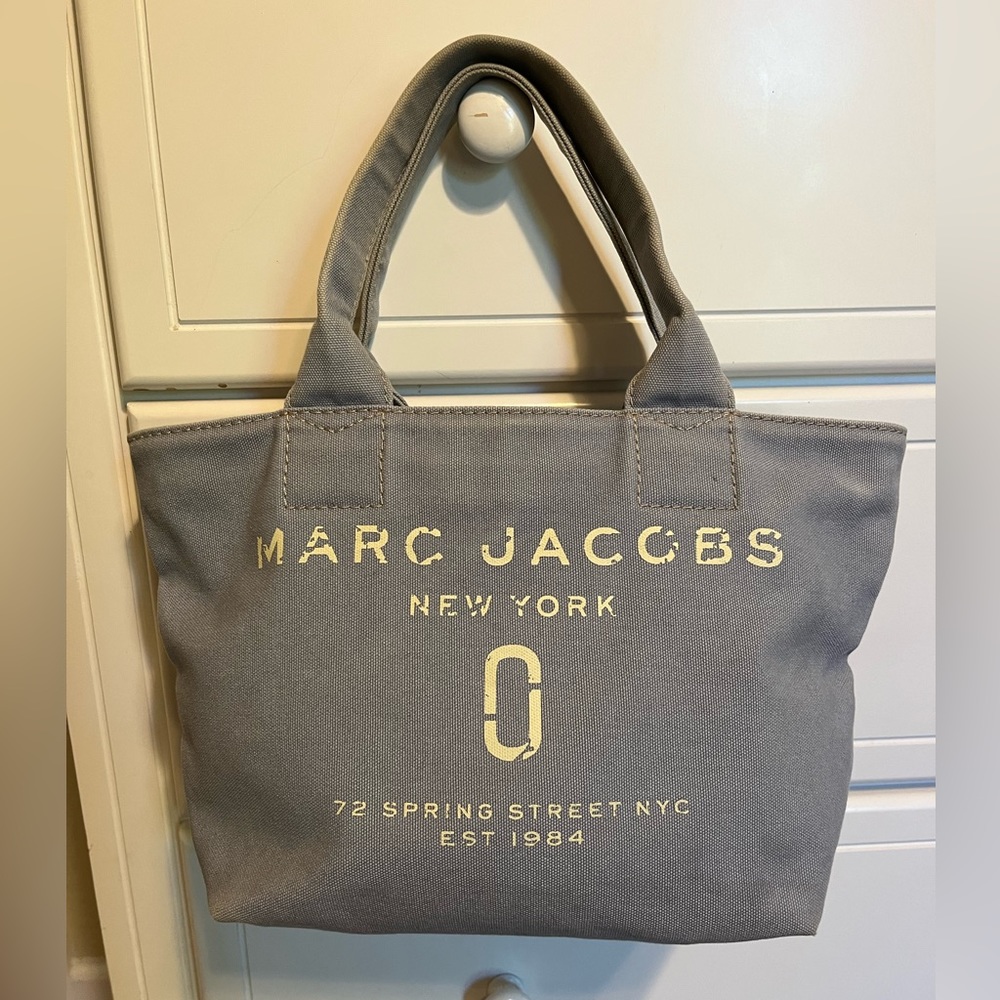 Marc Jacob’s “The Small Traveler Tote Bag” In Sky Blue